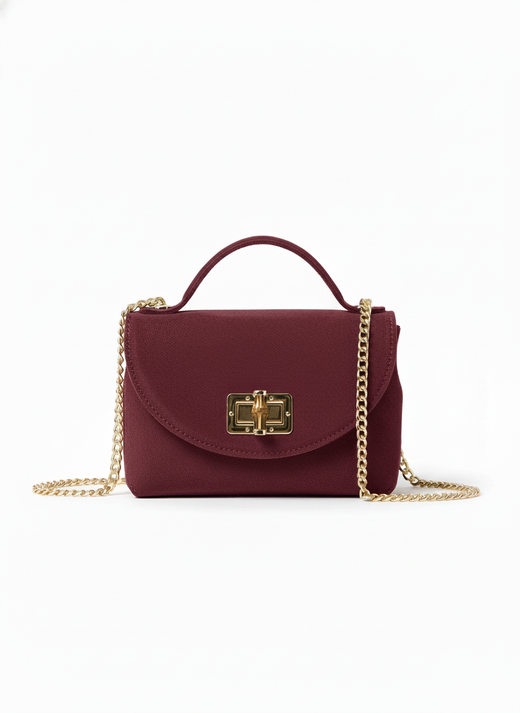 BOLSO BANDOLERO EFECTO ANTE BURDEOS