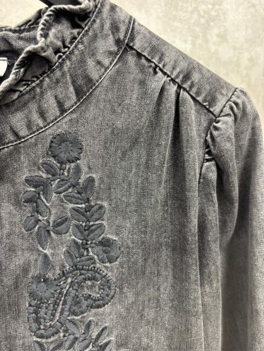 CAMISA DENIM GRIS