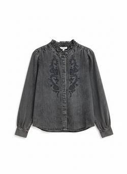 CAMISA DENIM GRIS