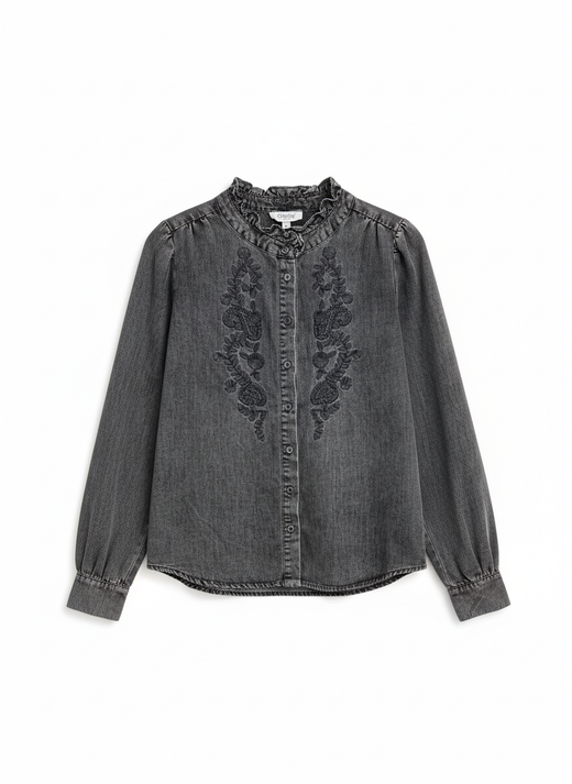 CAMISA DENIM GRIS