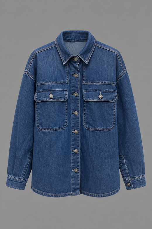 SOBRECAMISA DENIM OVERSIZE
