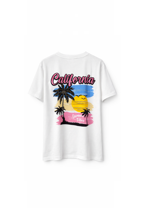 CAMISETA BLANCA CALIFORNIA
