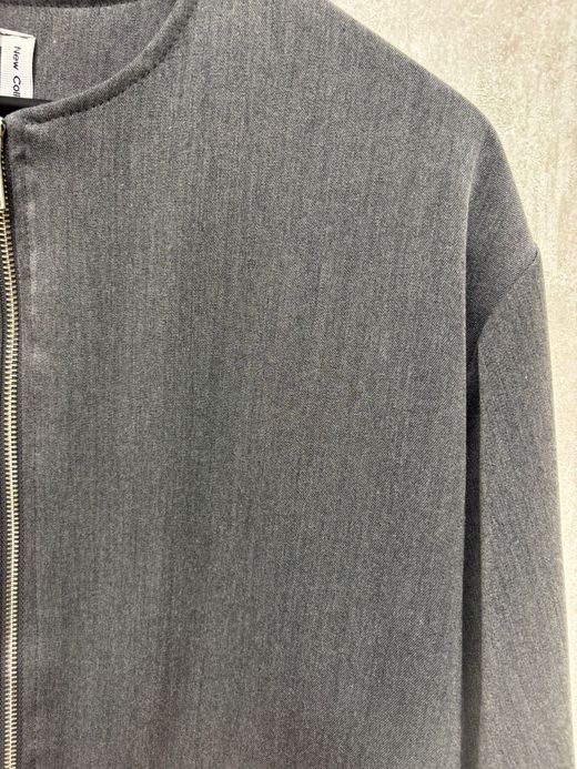 CAZADORA BOMBER GRIS