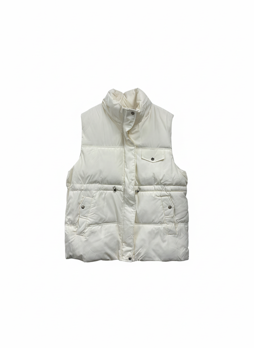 CHALECO ACOLCHADO BLANCO