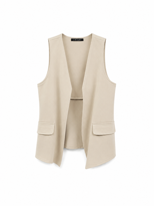 Chaleco beige