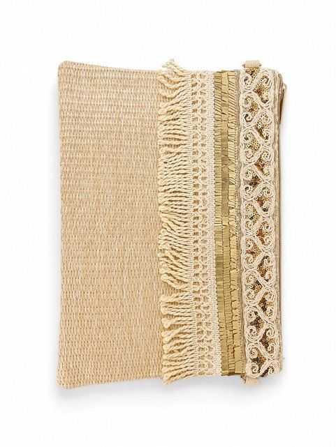 CLUTCH ARENA Y DORADO
