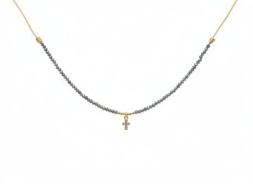 COLLAR TURQUESA CRUZ