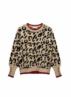 JERSEY EFECTO LANA ANIMAL PRINT