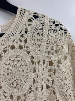 JERSEY PUNTO CROCHET FLORAL