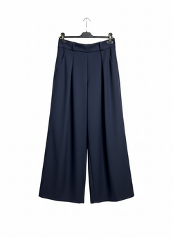 PANTALÓN PLIEGUES MARINO