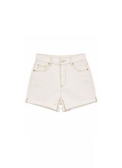 SHORT DENIM BLANCO