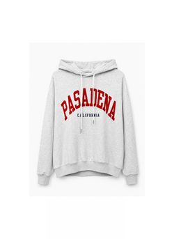 SUDADERA PASADENA CALIFORNIA COLOR GRIS