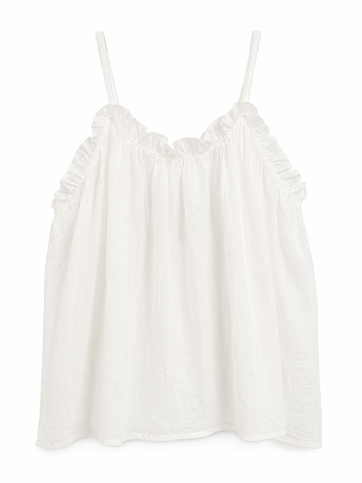 TOP BLANCO VOLANTE