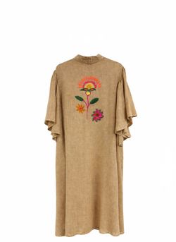 VESTIDO CAMISERO BORDADO