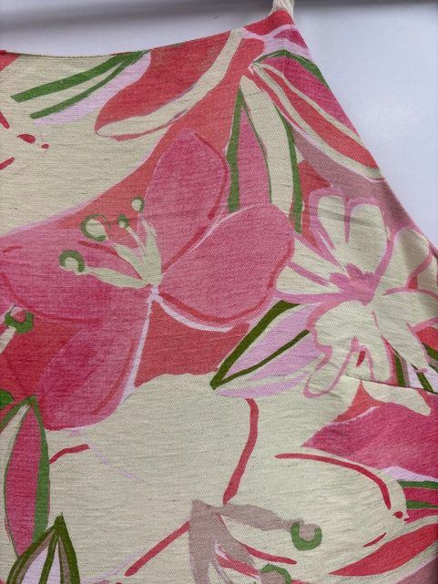 VESTIDO LARGO FLORES ROSAS