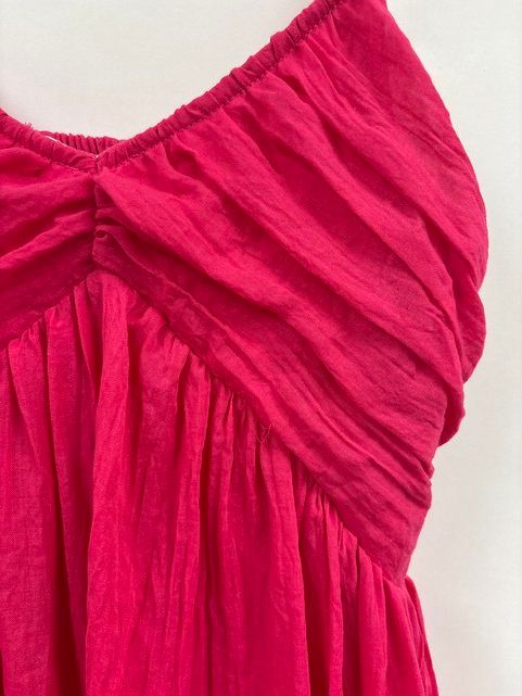 VESTIDO LARGO FUCSIA