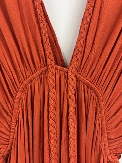 VESTIDO TRENZADO TERRACOTA