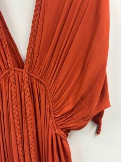 VESTIDO TRENZADO TERRACOTA